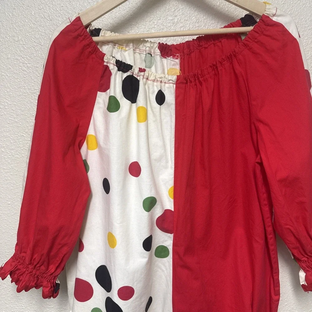 Vtg Child's Clown Costume Handmade Romper Circus Party 44